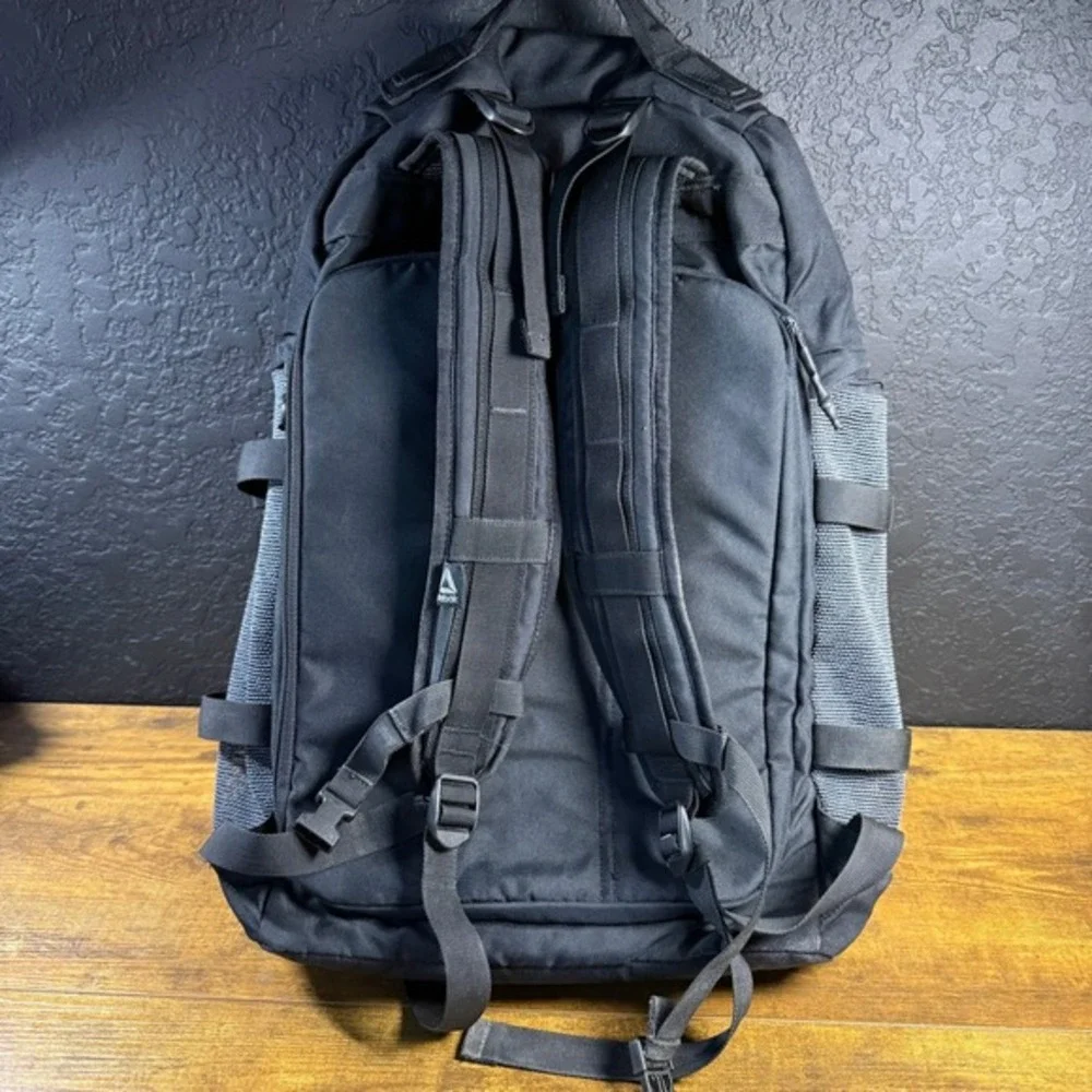 Reebok Combat Cordura Black Nylon Tactical MOLLE Training Backpack‎ Unisex OS
